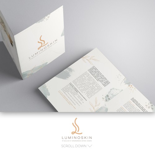 LuminoSkin Salon's brochure 