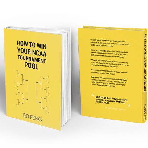 How to win your NCAA tournament pool - book cover contest