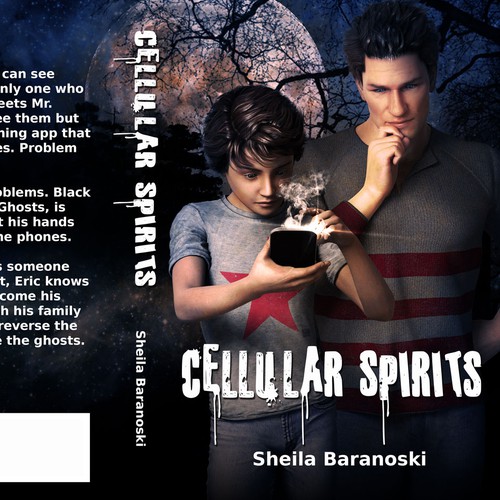 Book Cover for Middle Grade Novel, Cellular Spirits