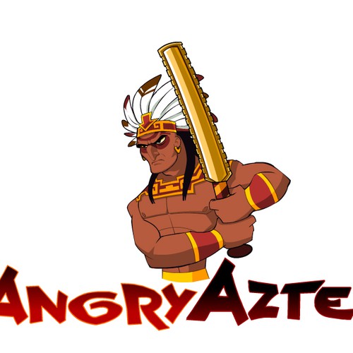 New character-based logo wanted for Angry Aztec