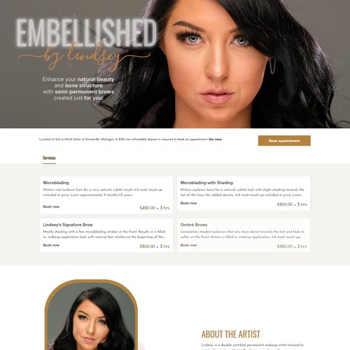 SQUARE ONLINE STORE | Design for Embellished By Lindasy