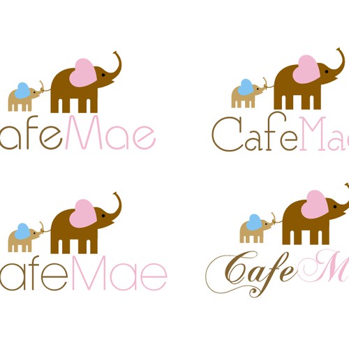 Logo for new Parenting / Baby Site: Cafe Mae