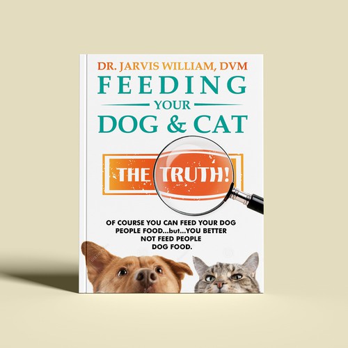 Cover contest for book about feeding your pets