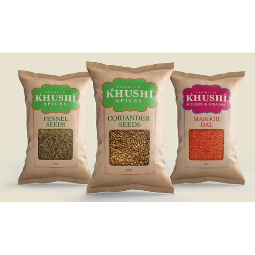 Create a one design fit all products for consumer packed food products