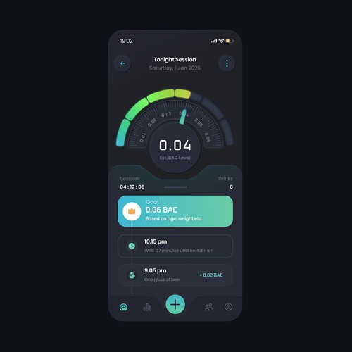 Alcohol Tracking App