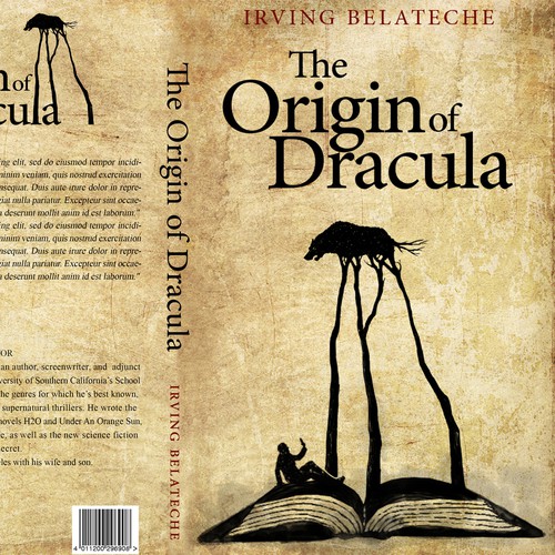Design a book cover that's indistinguishable from those of major publishers