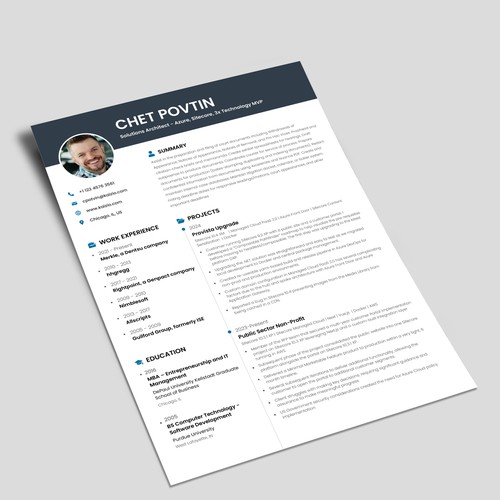 Resume Design 