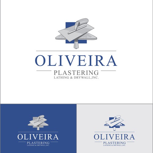 Plastering Contractor Logo