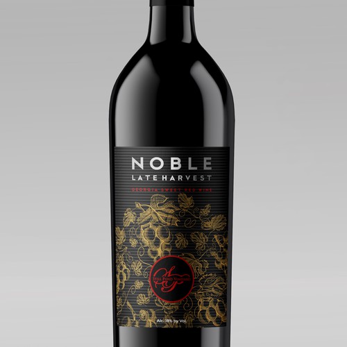 Noble Late Harvest Wine Label