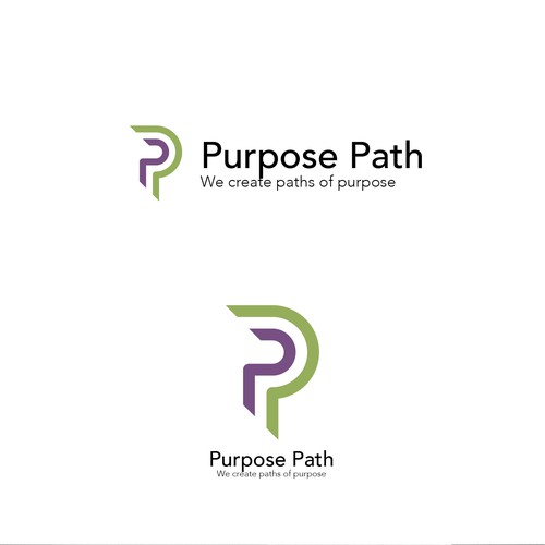 Minimalist logo for Purpose Path an non-provit company