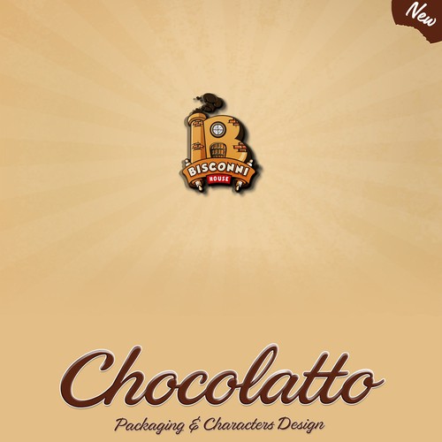 Bisconi a biscuit company branding