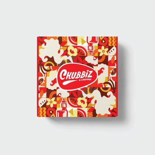Chubbiz E-Liquides Packaging Design