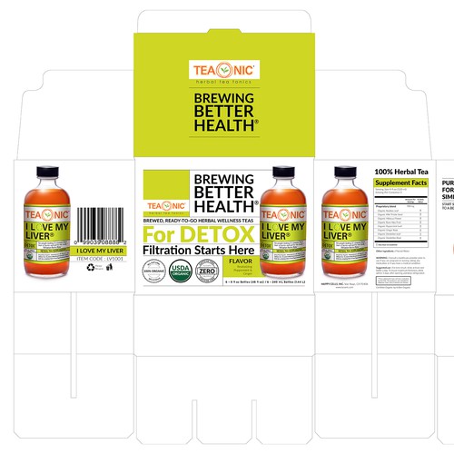 Packaging Design for Teaonic
