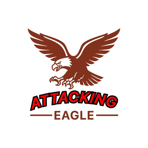 ATTACKING EAGLE Logo Design