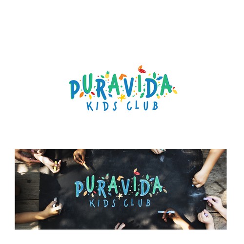 Puravida Kids Club Logo Design