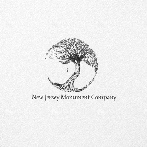 NJ Monument Company logo concept