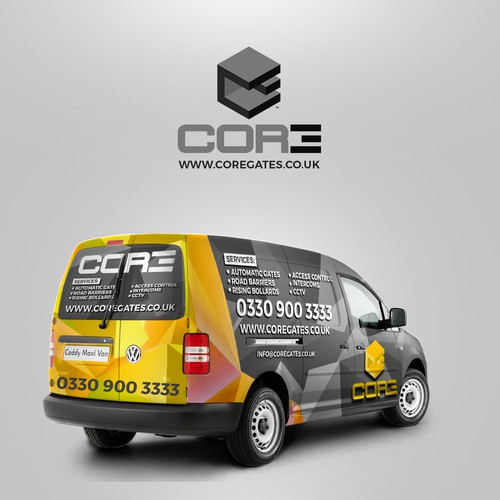 Van Wrap Design For Automatic Gate Company