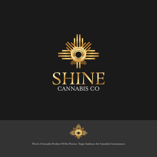 Gold Cannabis Logo
