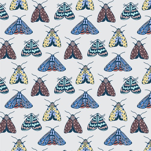 Moth pattern design