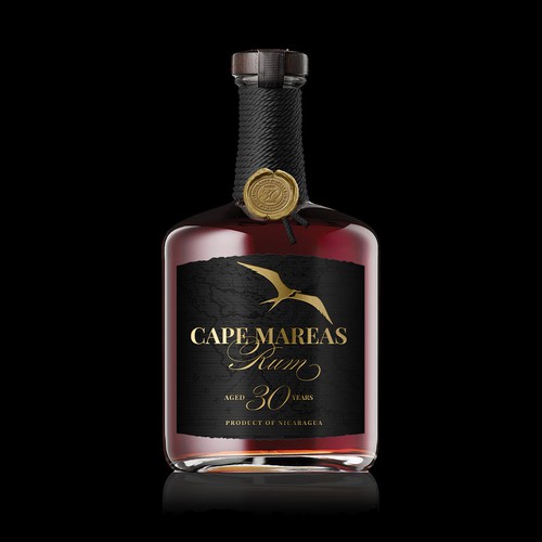 Rum label design