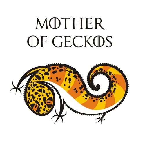 Game of Thrones style Leopard Gecko Sigil