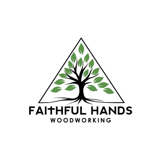 Faithful Hands Woodworking company logo