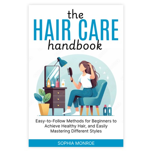 the hair care handbook eBook design