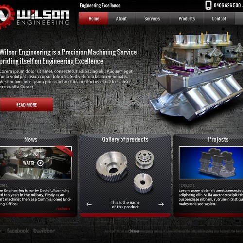 website design for Wilson Engineering
