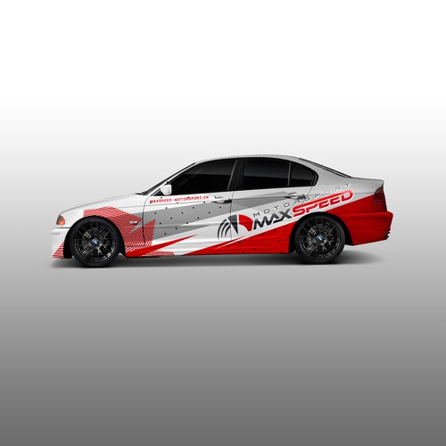 MaxSpeed Racing Car wrap