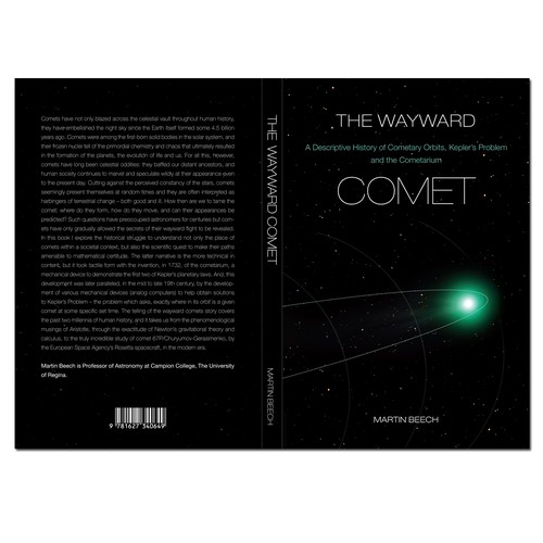 Book cover about cometary orbs