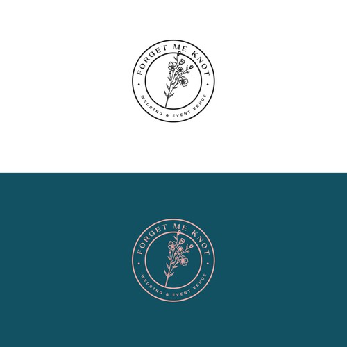 Logo concept for Forget Me Knot