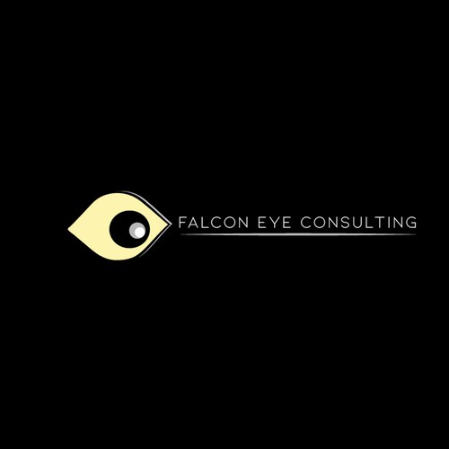 Bold Logo Design for Falcon Eye Consulting.