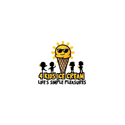 4 Kids Ice Cream Logo