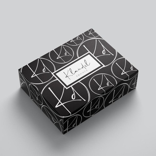 Packaging design proposal for a french fashion store.