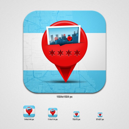 Chicago 311 service - iOS Icon (2pensmedia Inc.)