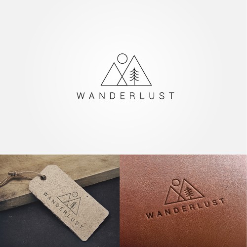 Logo concept for Wanderlust.