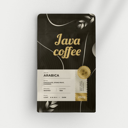 Packaging Design for Java Coffee