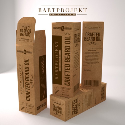 Beard Oil Packaging