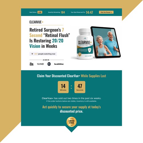 CLEARVUE+ Landing Page