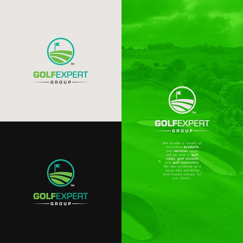 Logo concept for a Golf Company