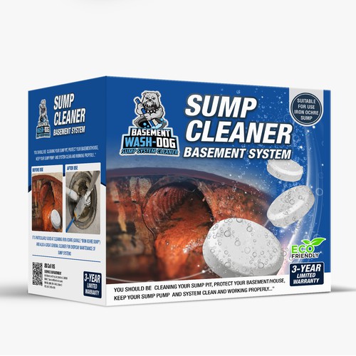 Retail box cleaning product