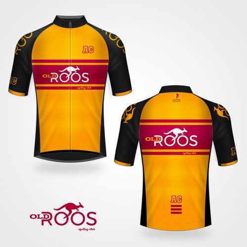 Cycling Jersey design for 'Old Roos' cycling club