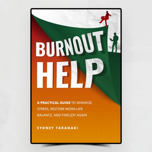 Creative eBook Cover for Work Burnout Recovery