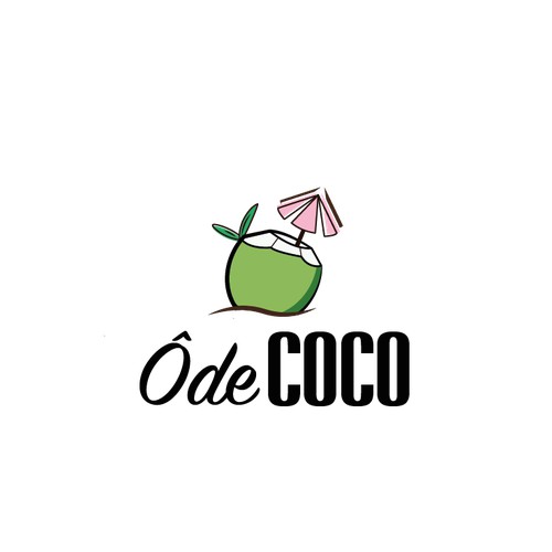 Logo attractif pour un magasin 100% noix de Coco