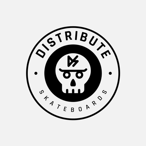 Logo for Distribute Skateboards