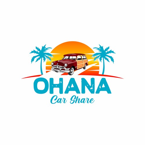 Ohana car rental logo