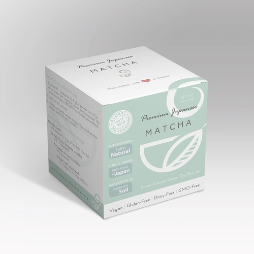 Packaging design for japanese tea company