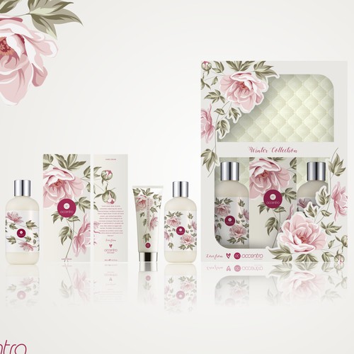 Packaging Design for Cosmetic Line