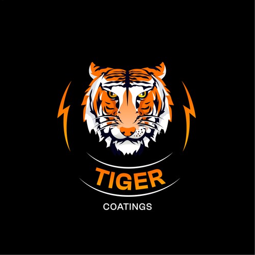 Tiger Logo for Epoxy Flooring Business