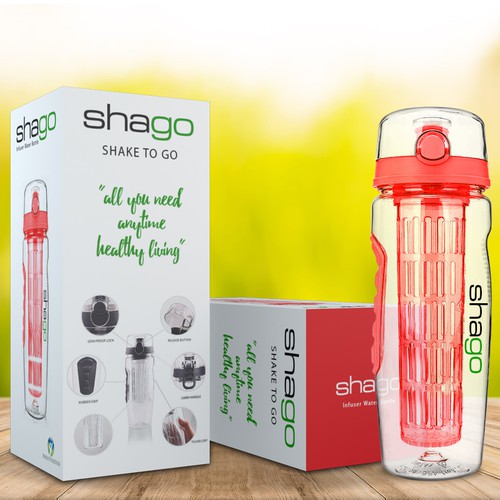 Shago Infusing Water Bottle 